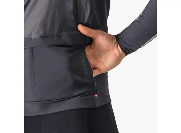 Castelli Unlimited Puffy pánska bunda Defender Green/Dark Grey