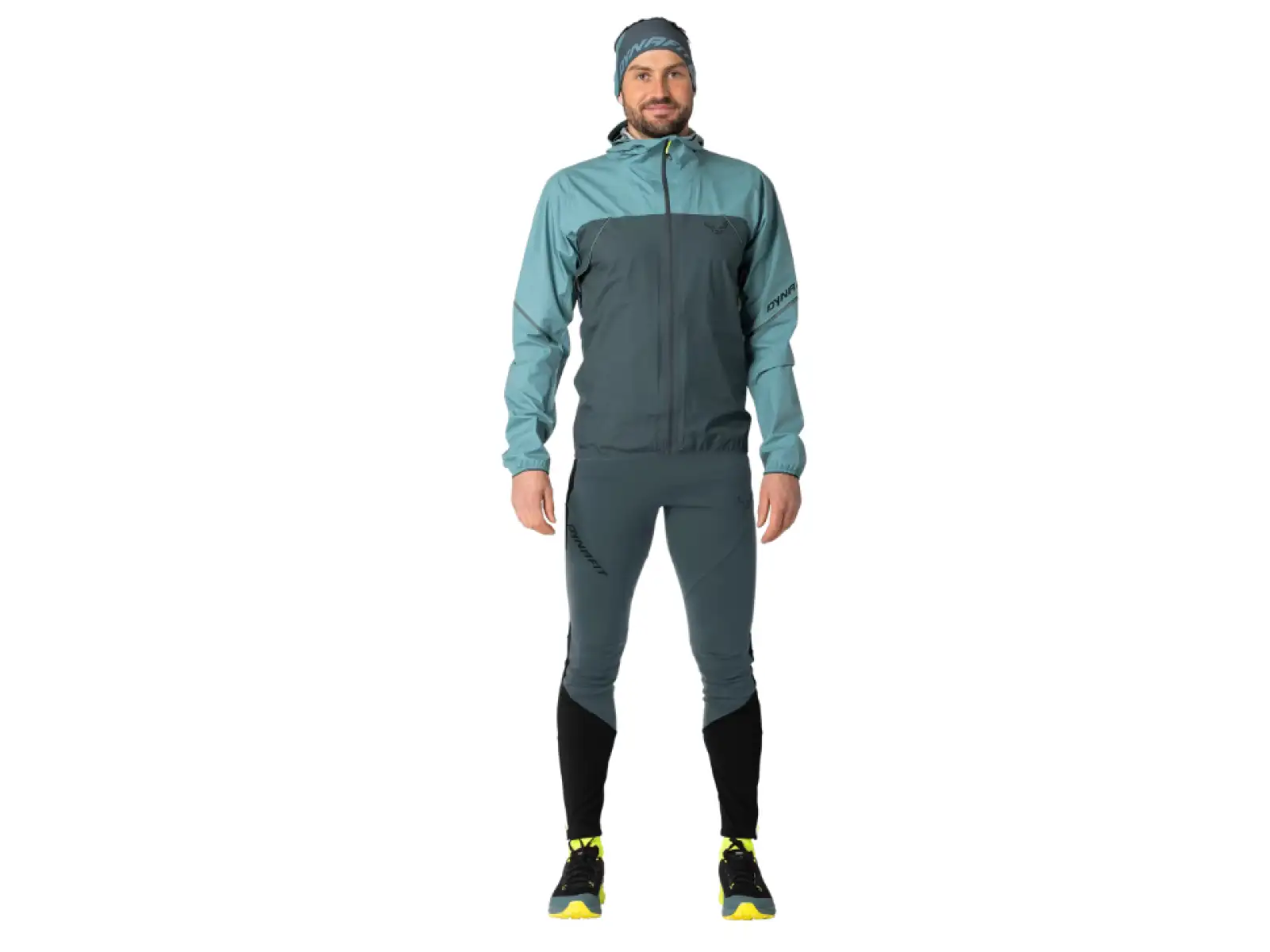 Dynafit Alpine 3 L pánska bežecká bunda Smoke Blue