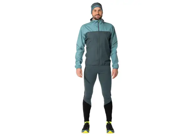 Dynafit Alpine 3 L pánska bežecká bunda Smoke Blue