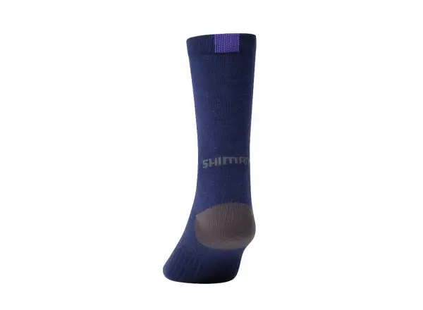 Shimano Performance Wool cyklistické ponožky modrá
