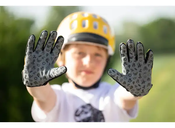 Detské rukavice Woom 5 čierne veľkosť 5 (11,5 cm)