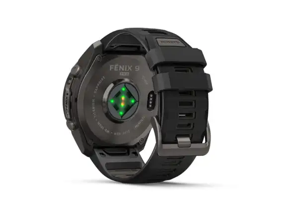 Garmin Fénix 9 Pro inReach 47 mm inteligentné hodinky Carbon gray DLC Titanium Black/Pebble gray