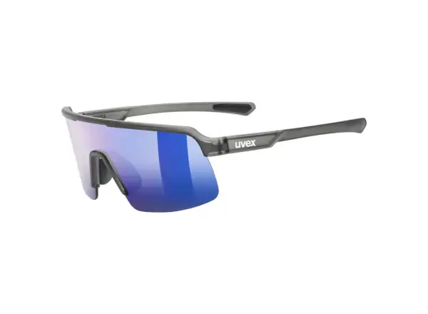 Uvex Dyrt JR. detské okuliare Smoke Matt/Mirror Blue