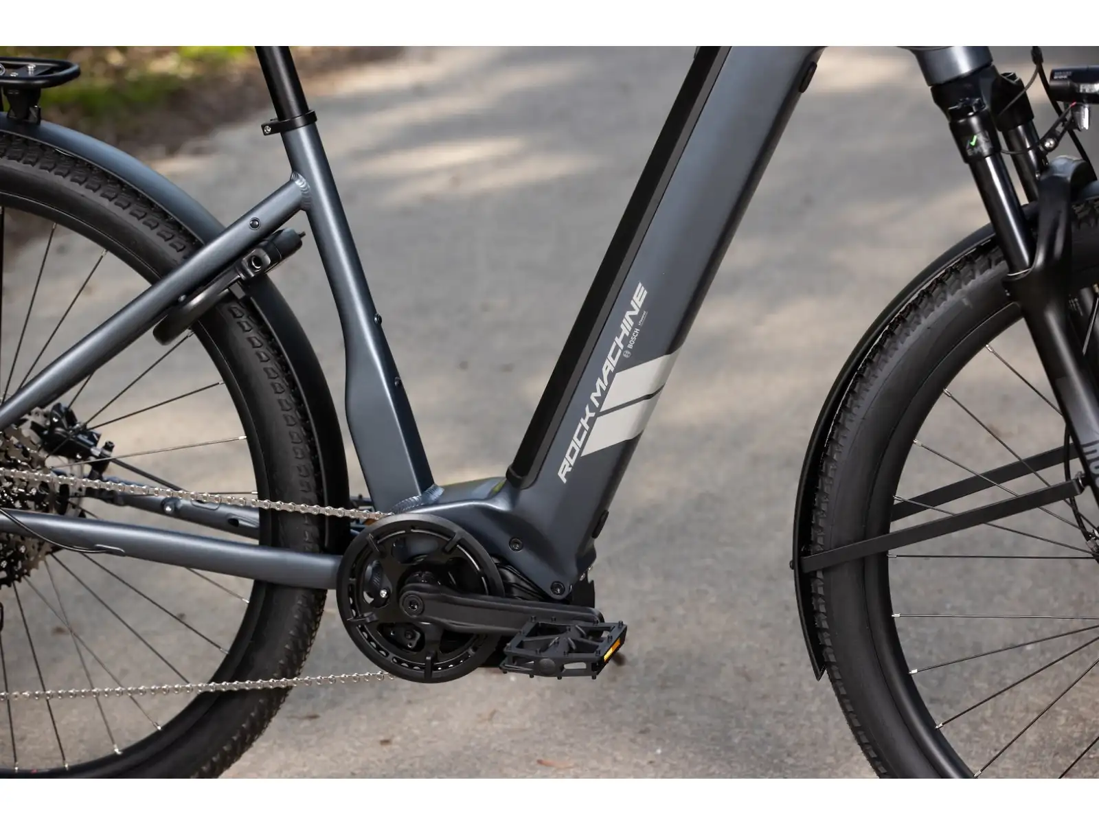 Rock Machine eRokk B90T nízkonástupový elektrobicykel Matte Nightstrom Blue