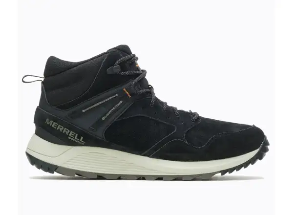Merrell Wildwood Sneaker Boot MID WP pánska turistická obuv black