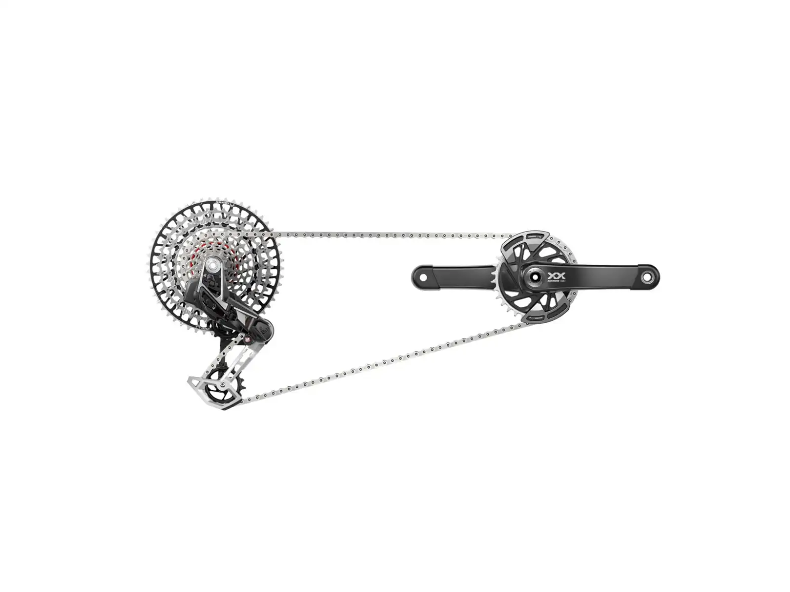 Sram XX Eagle Transmission T-Type AXS súprava s meračom výkonu