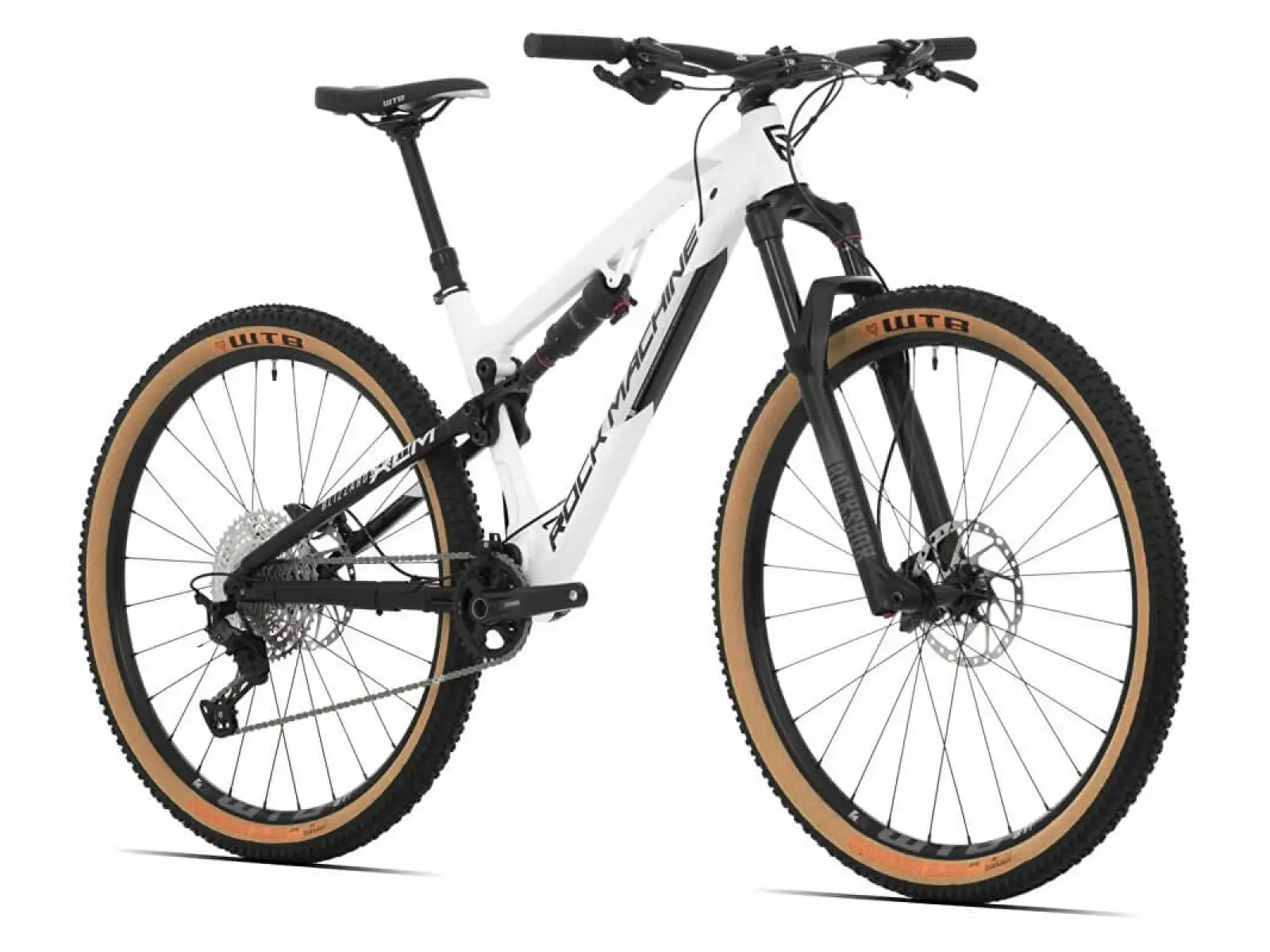 Rock Machine Blizzard XCM 70-29 white/grey celoodpružený horský bicykel
