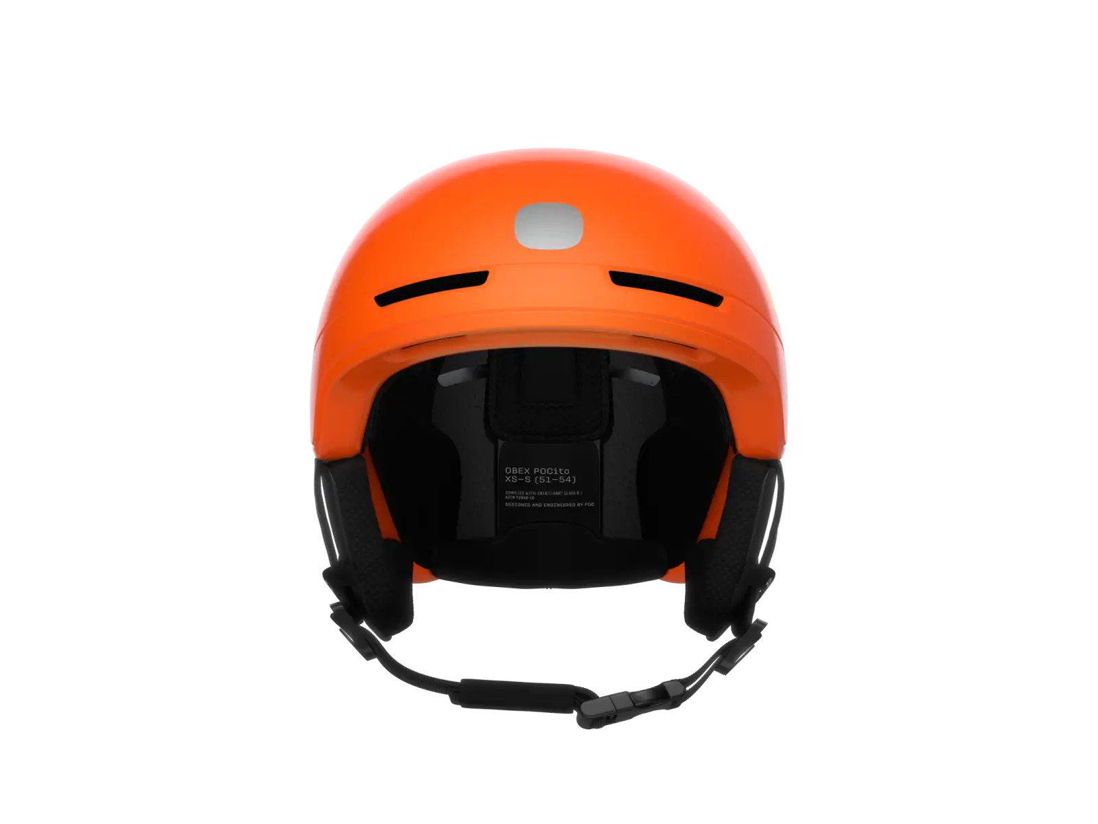 POC POCito Obex MIPS detská lyžiarska helma Fluorescent Orange