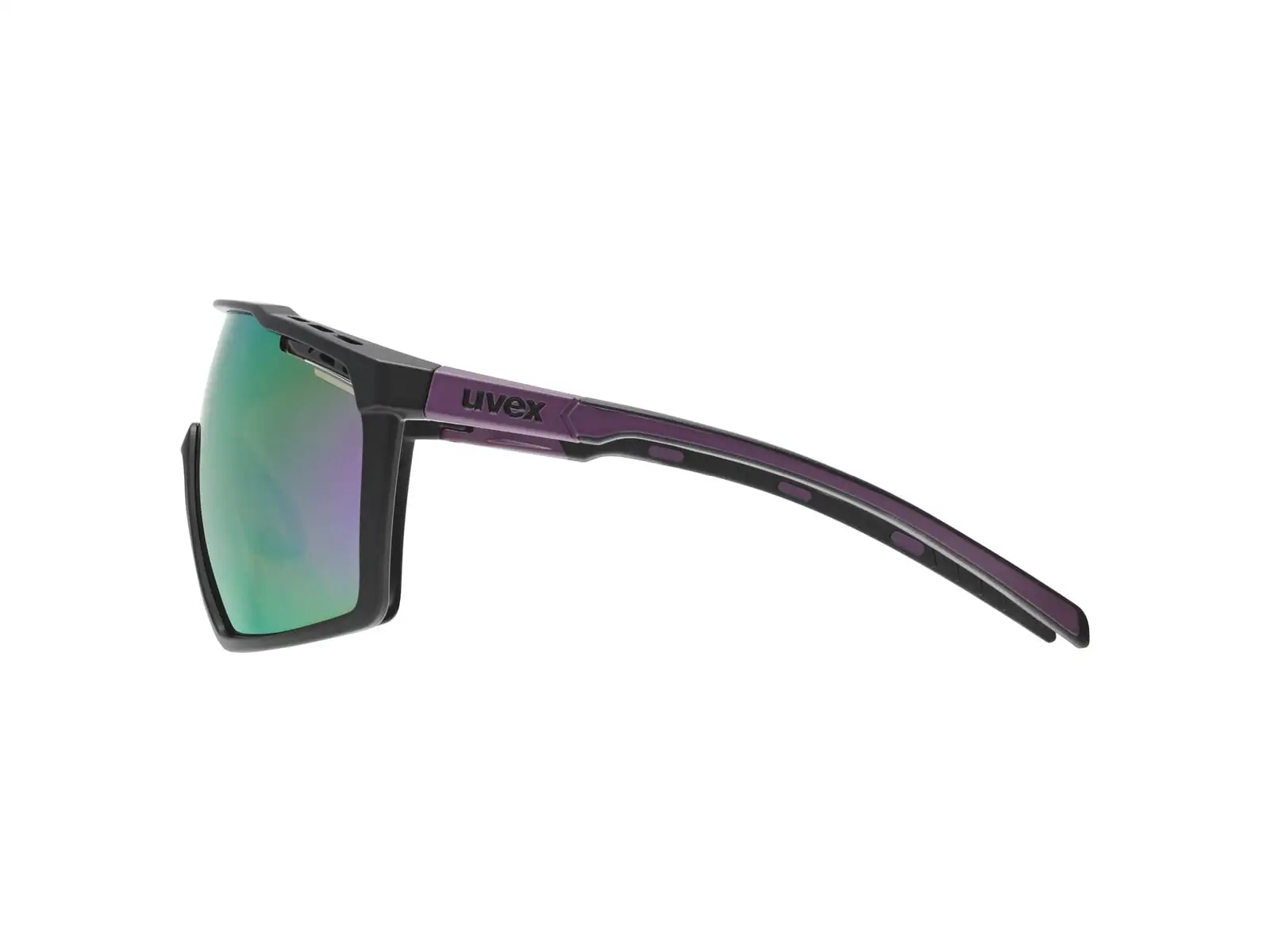 Uvex MTN Perform cyklistické okuliare Black Purple M/Mirror Purple