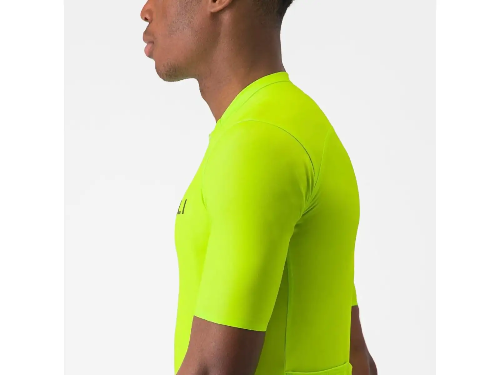 Castelli Elements pánsky dres krátky rukáv Electric Lime