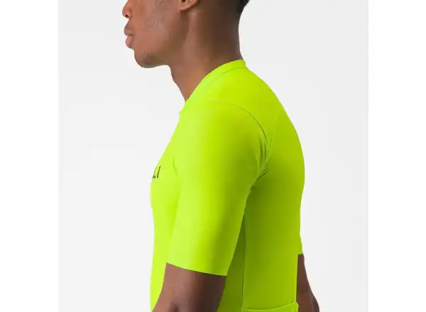Castelli Elements pánsky dres krátky rukáv Electric Lime