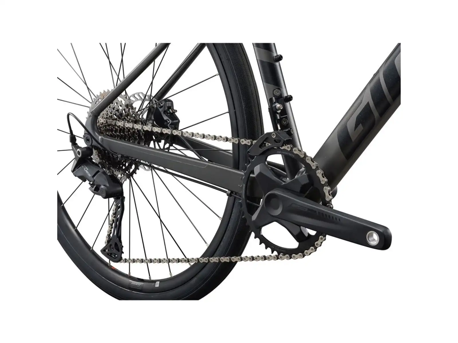 Giant FastRoad AR 1cestný bicykel Stealth Chrome