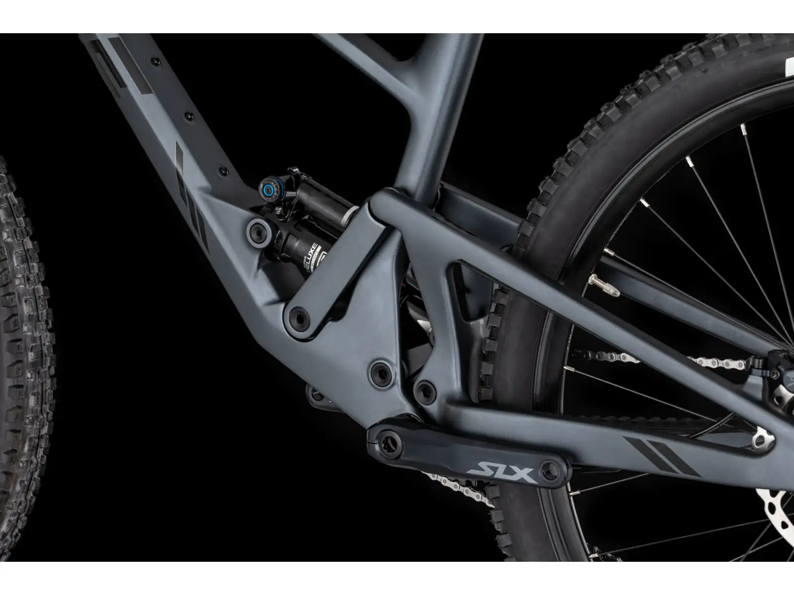 4Ever Volcanno Etna celoodpružený horský bicykel Grey Matt/Black