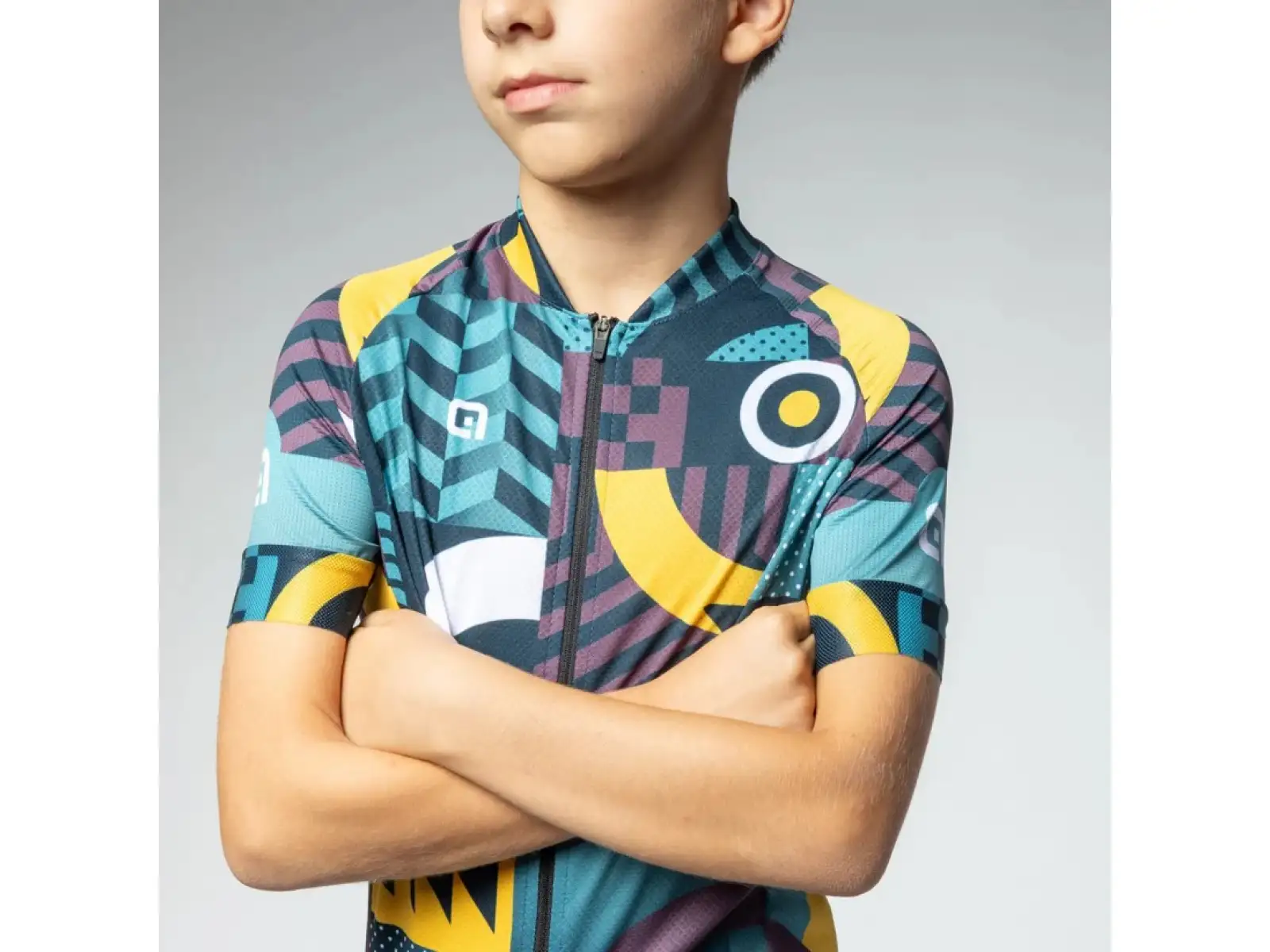 Alé Kid Games detský dres Cocoa Brown