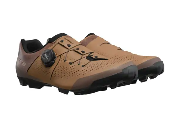 Shimano SH-XC302 Wide pánske MTB tretry hnedá