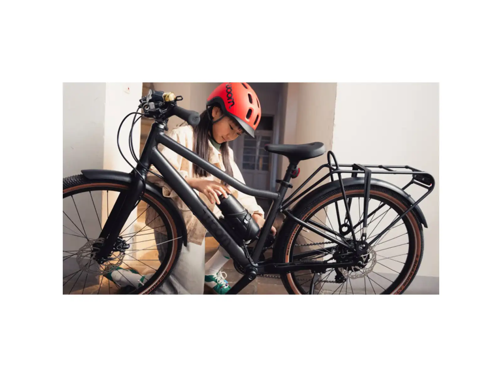 Woom Explore e 6 detský elektrobicykel Graphite Grey