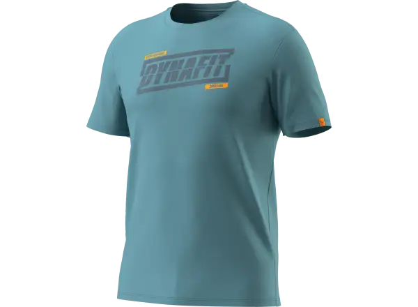 Dynafit Graphic Cotton pánske tričko krátky rukáv Smoke Blue/Tabloid