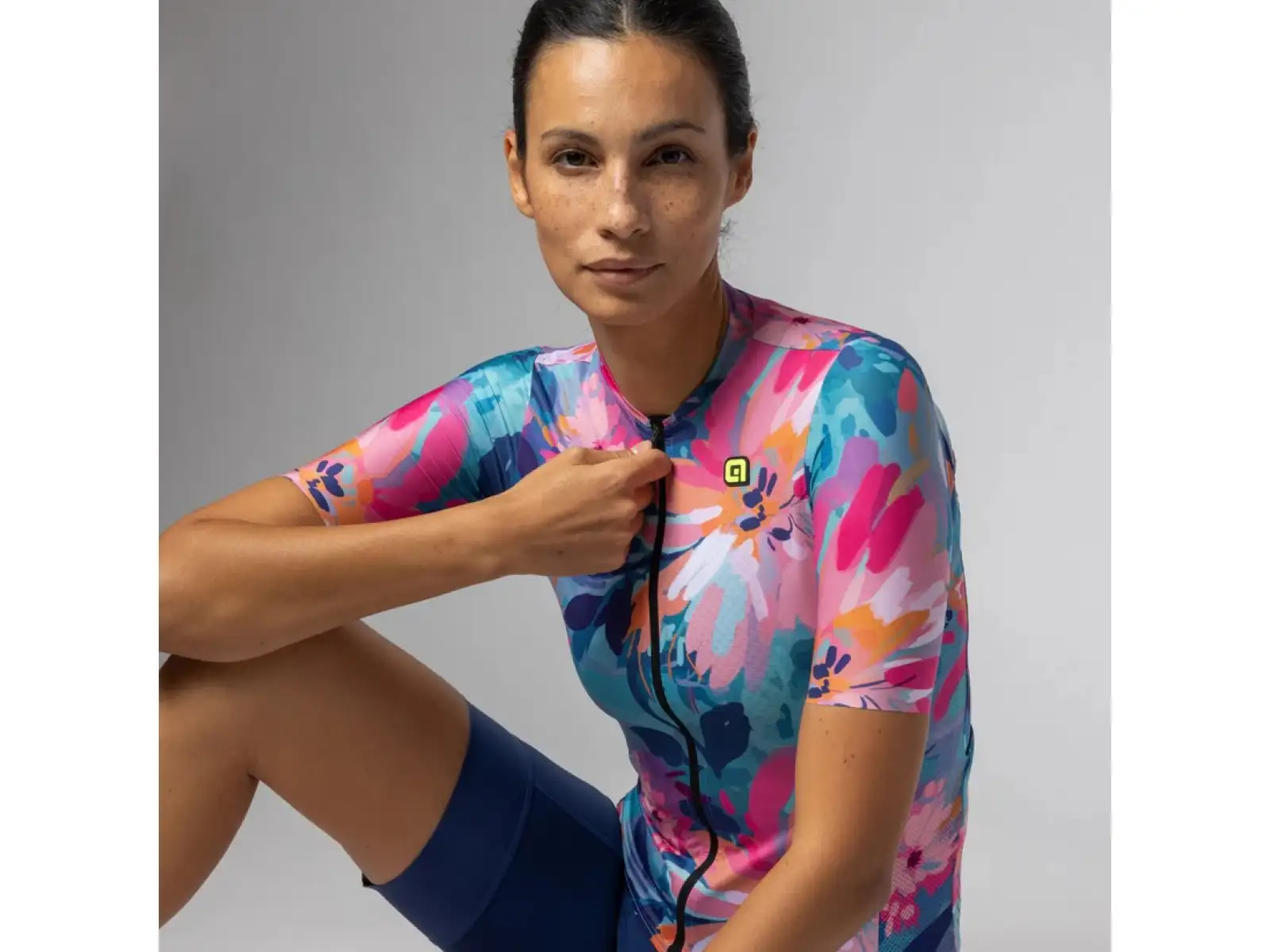 Alé PR-E Jardin dámsky dres krátky rukáv Multicolor