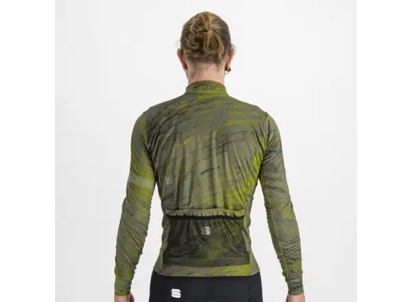 Sportful Cliff Supergiara pánsky dres s dlhým rukávom beetle guacamole black