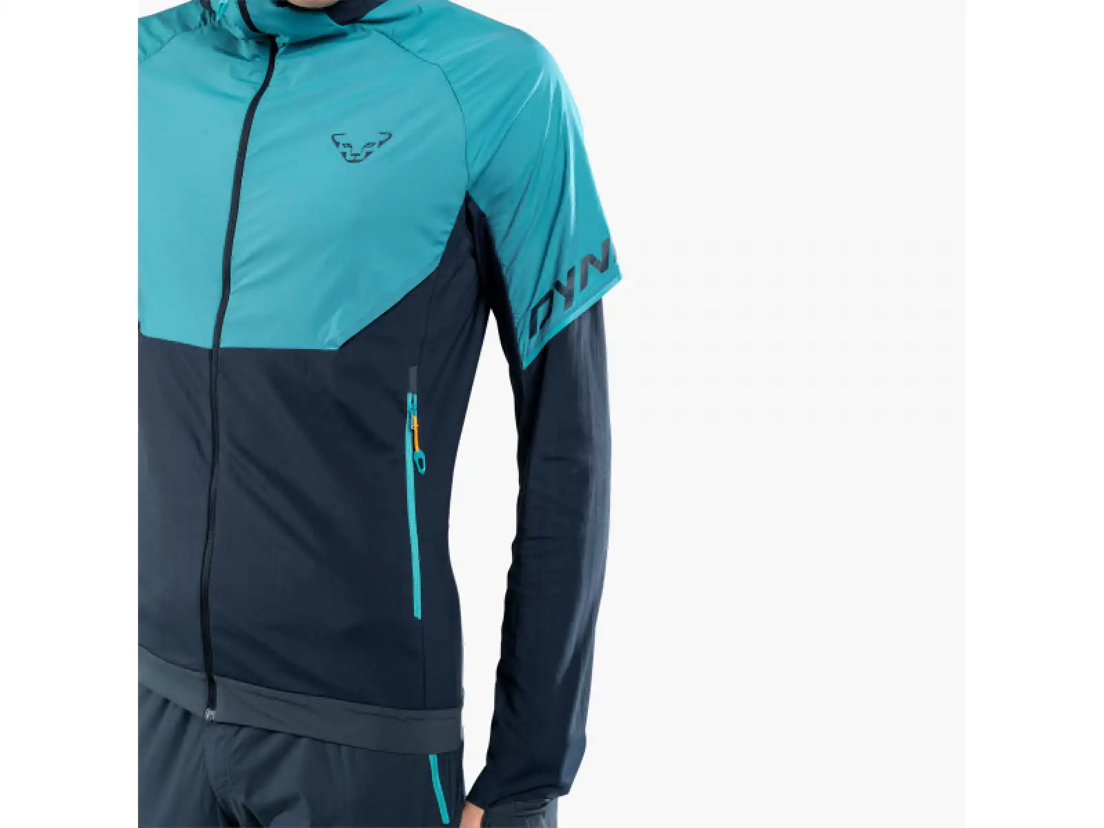 Dynafit Alpine Hybrid pánska bežecká bunda storm blue