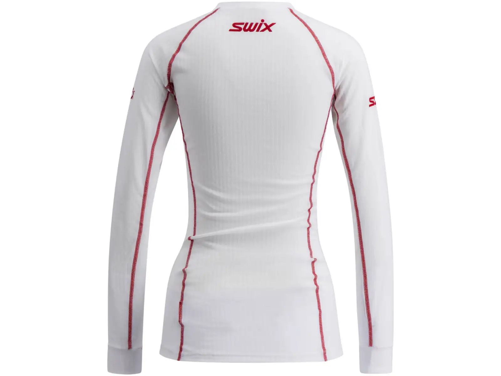 Swix RaceX Classic dámske tričko dlhý rukáv Bright White/Swix Red