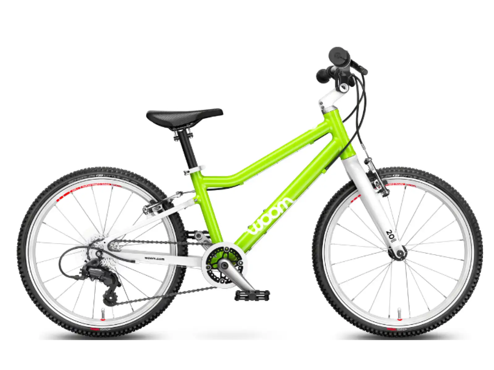 Woom 4 Lizard Lime 20 detský bicykel