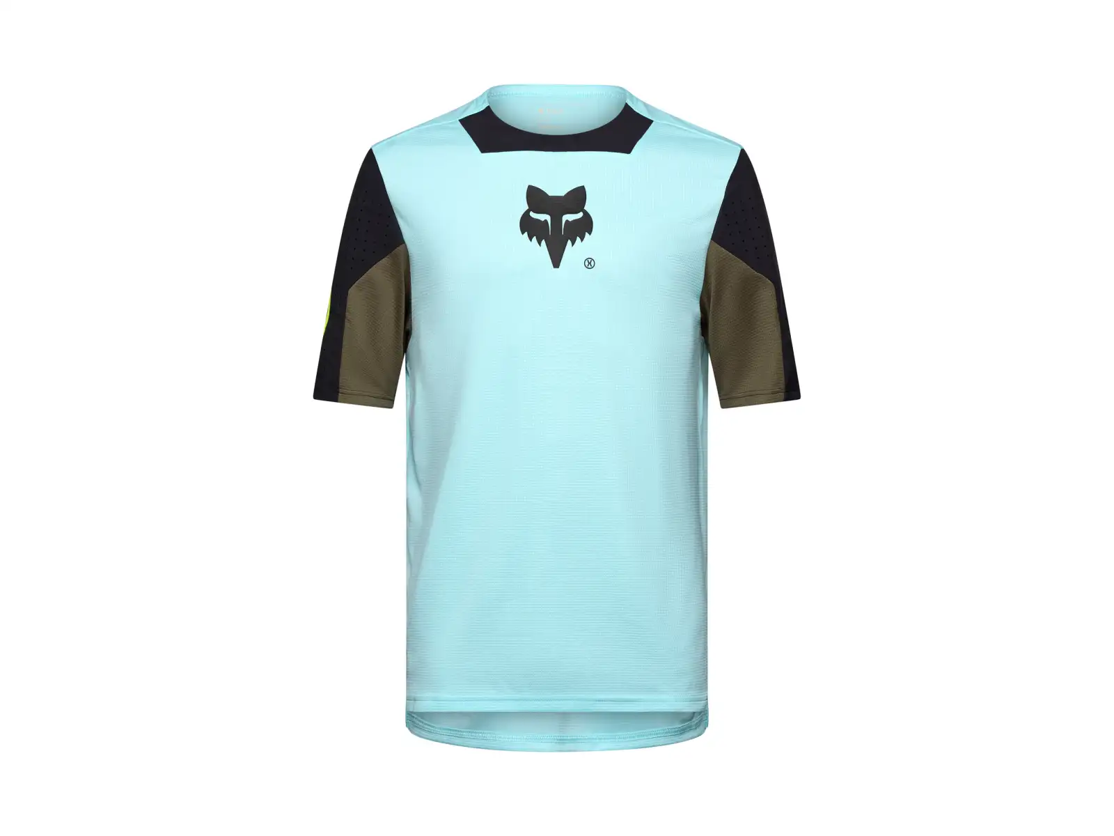Fox Defend pánsky dres krátky rukáv Light Blue