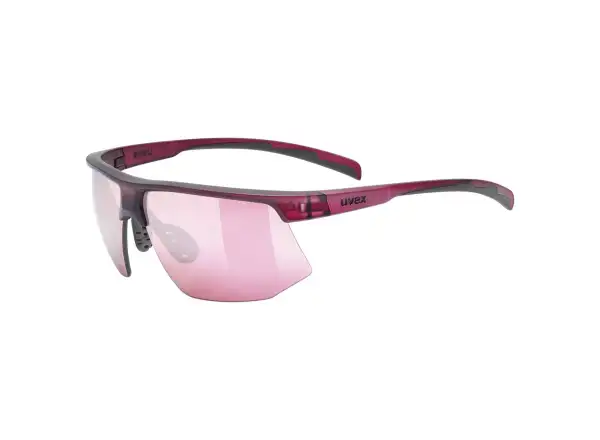Uvex Aerios okuliare Cranberry Matt / Mir. Rose
