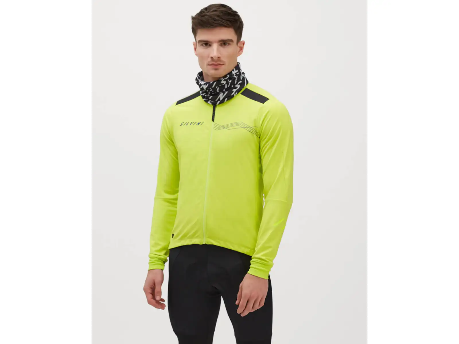 Silvini Ghisallo pánska bunda lime/blue