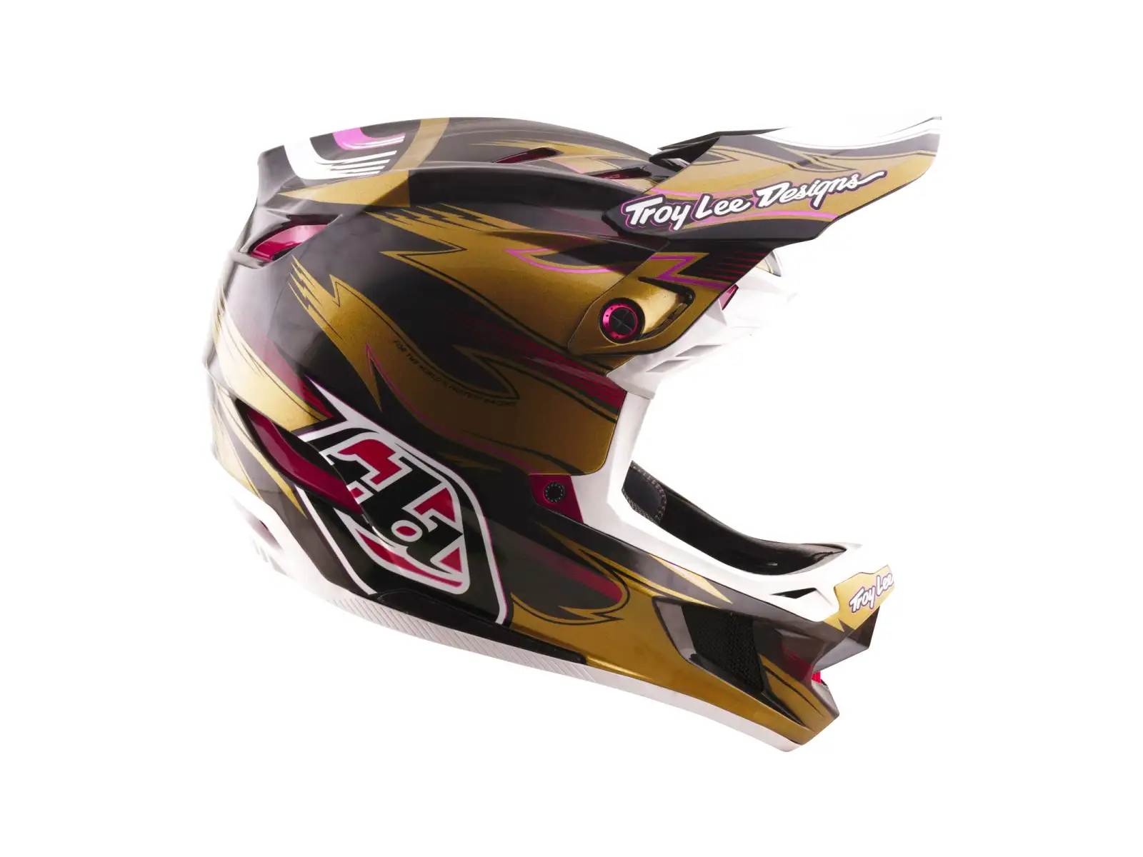 Troy Lee Designs D4 Carbon MIPS Cyclops prilba Gold