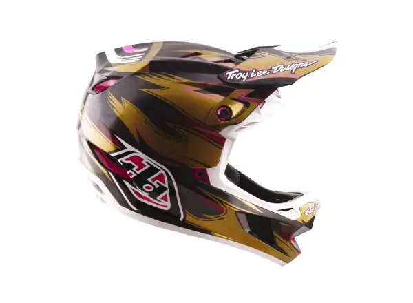 Troy Lee Designs D4 Carbon MIPS Cyclops prilba Gold