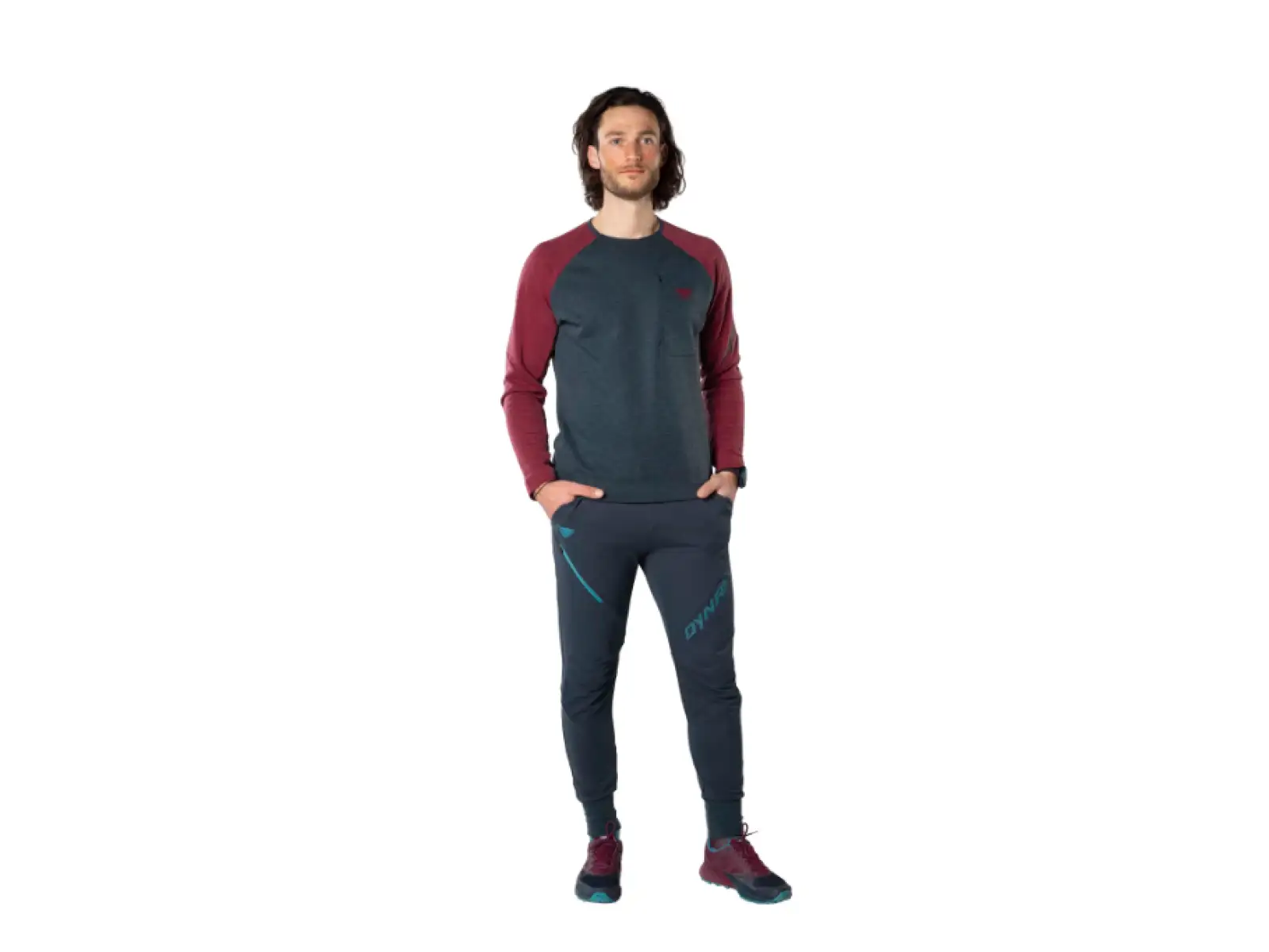 Dynafit 24/7 Polartec pánska mikina Burgundy