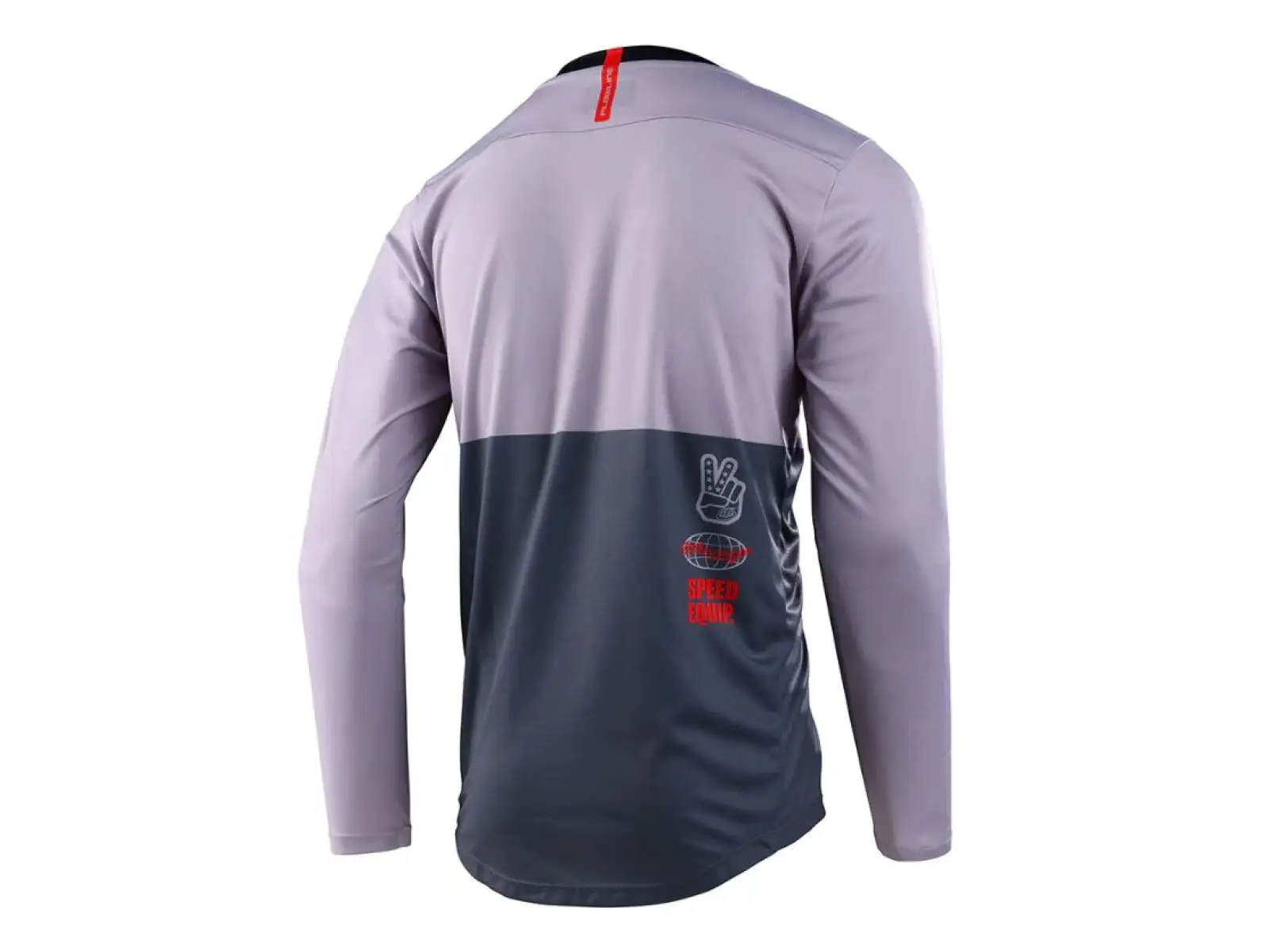 Troy Lee Designs Flowline Scripter pánsky dres s dlhým rukávom charcoal
