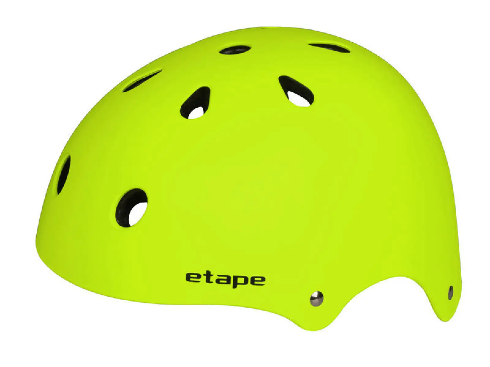 Etape Caddy detská prilba žltá fluo matná