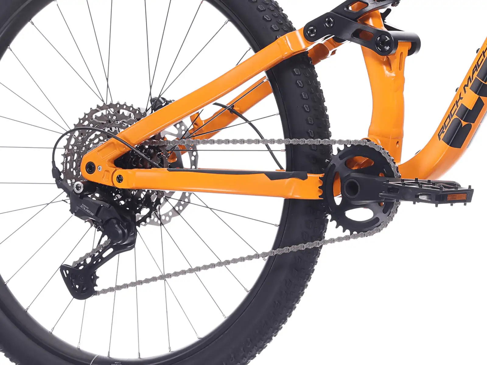 Rock Machine Blizz FS 30-27 horský bicykel Matte Lava Orange