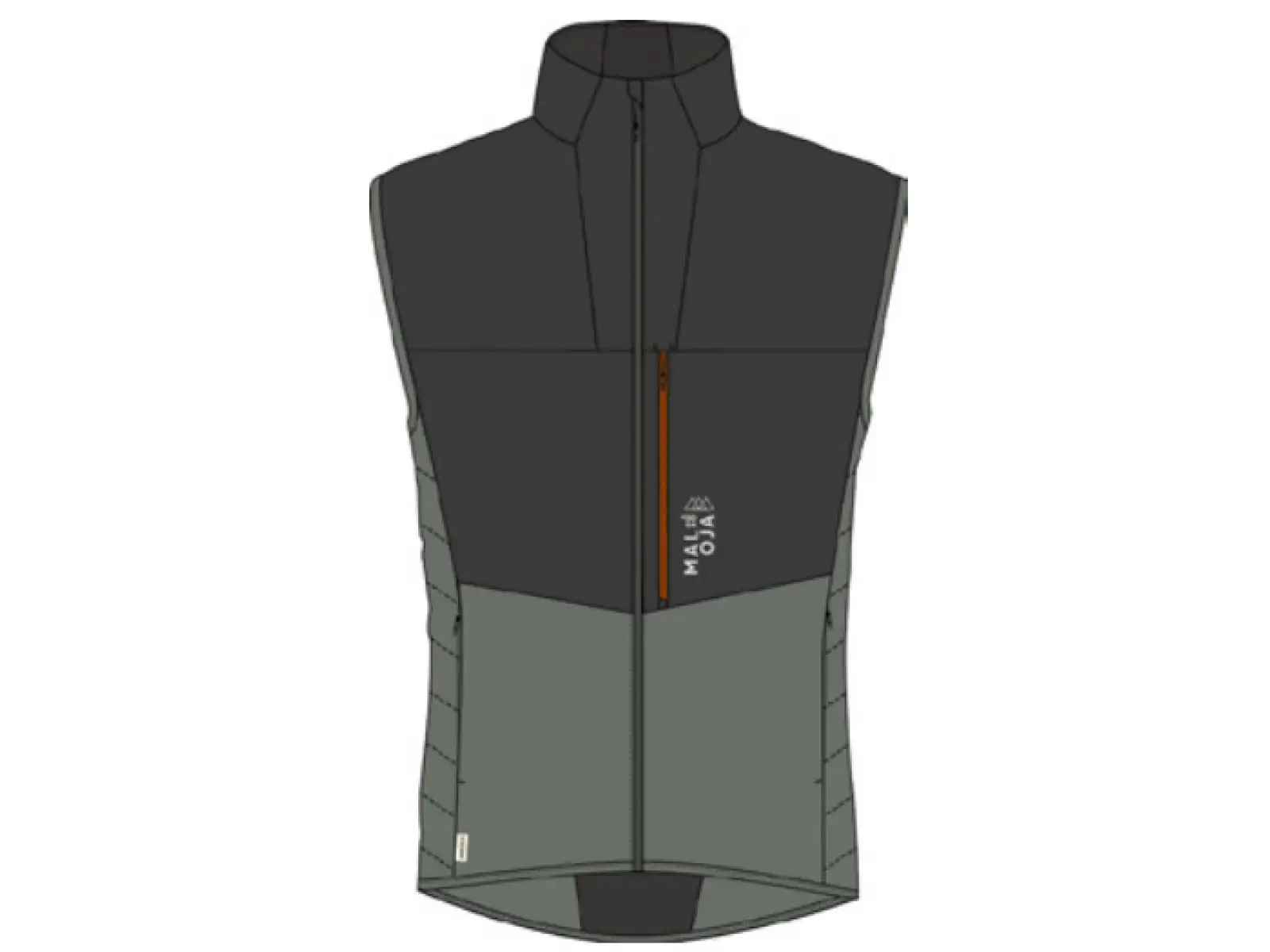 Maloja SigotM. pánska vesta Deep Black Multi