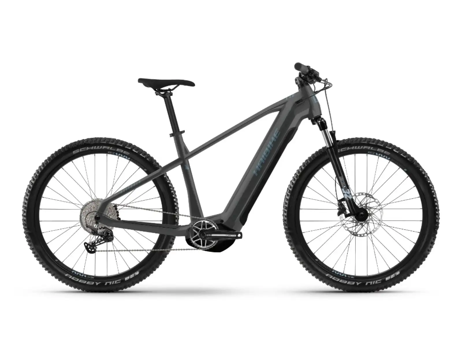 Horský elektrobicykel Haibike AllTrack 5 High antracitový/bridlicový lesk