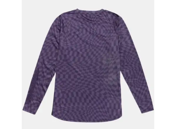 Troy Lee Designs Lilium Twisted Checkers dámsky dres dlhý rukáv Deep Purple