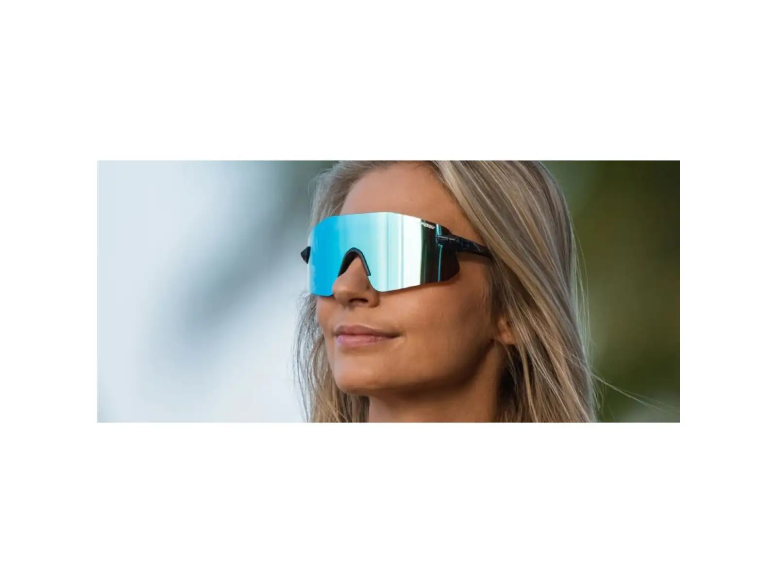 Tifosi Vogel SL športové okuliare Crystal Smoke/Smoke Bright Blue