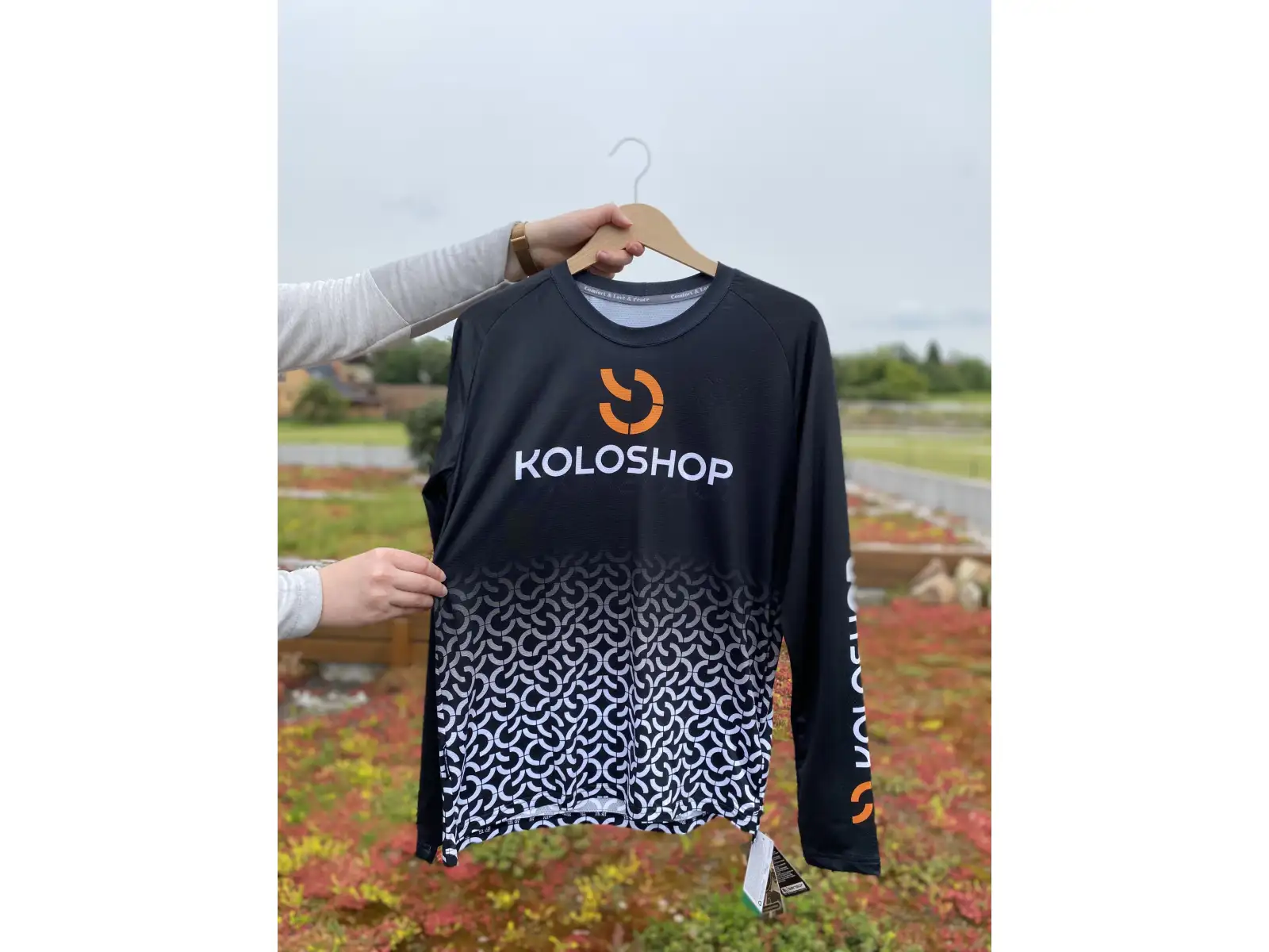 Koloshop Sensor pánsky dres dlhý rukáv Black