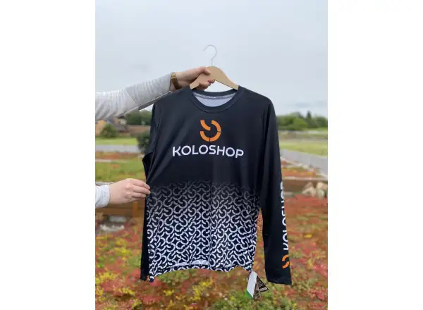 Koloshop Sensor pánsky dres dlhý rukáv Black