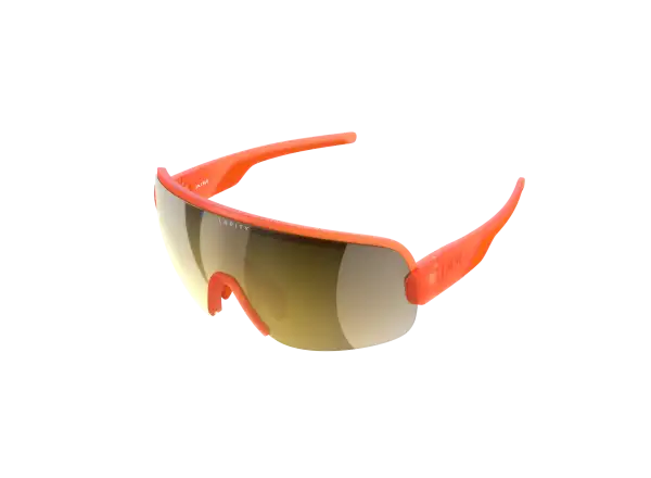 POC Aim okuliare Fluorescent Orange Translucent/Clarity Road/Partly Sunny Gold