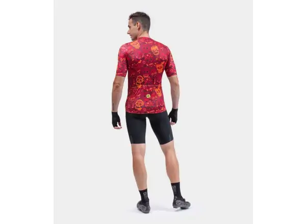 ALÉ Solid Mexico pánsky dres krátky rukáv Bordeaux