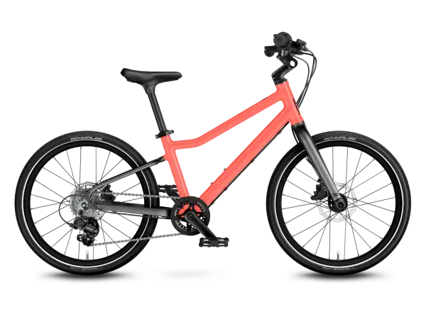 Woom 4 Explorer 20 Neon Coral detský bicykel