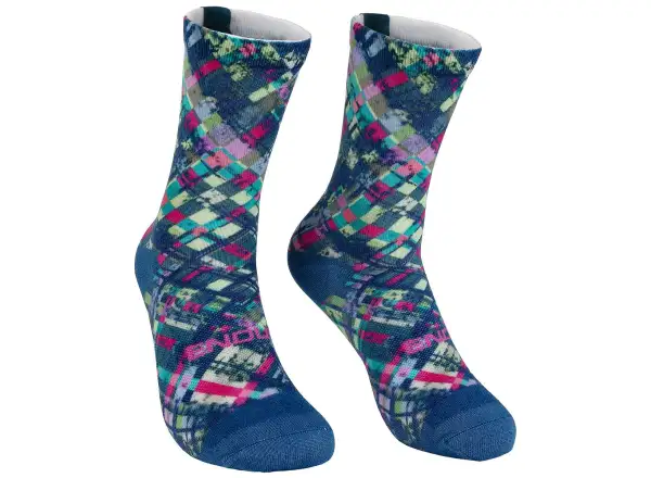 Endura Patchwork LTD Printed ponožky Barra Blue