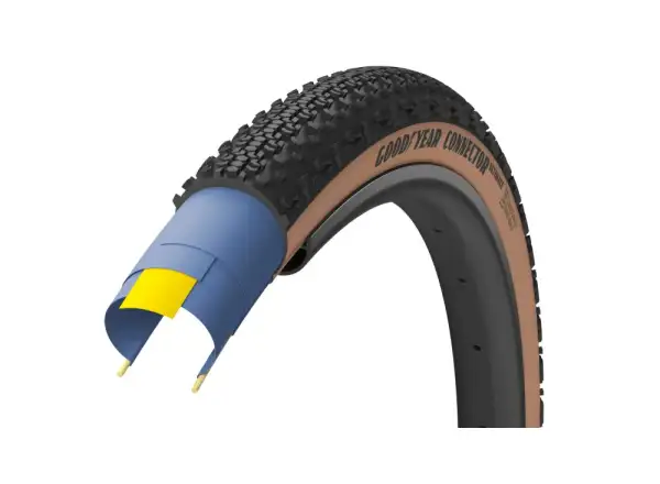 Goodyear Connector Ultimate Tubeless Complete 50-584 gravel plášť Kevlar Tan