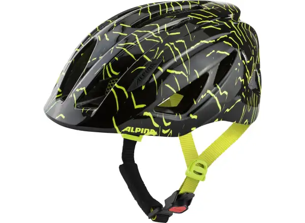 Alpina Pico detská prilba Black-Neon Yellow Gloss