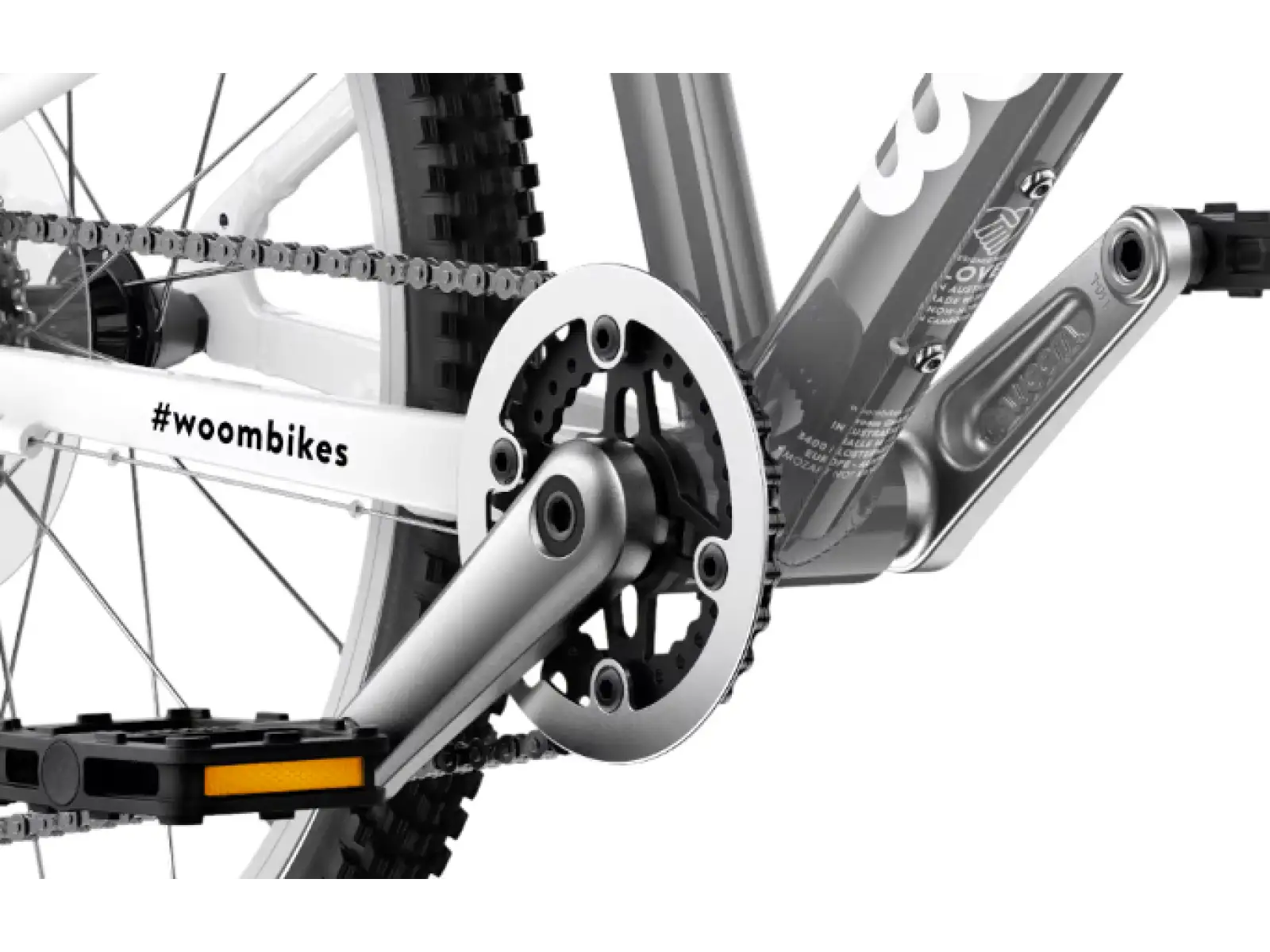 Woom 6 Moon Grey 26 Detský bicykel
