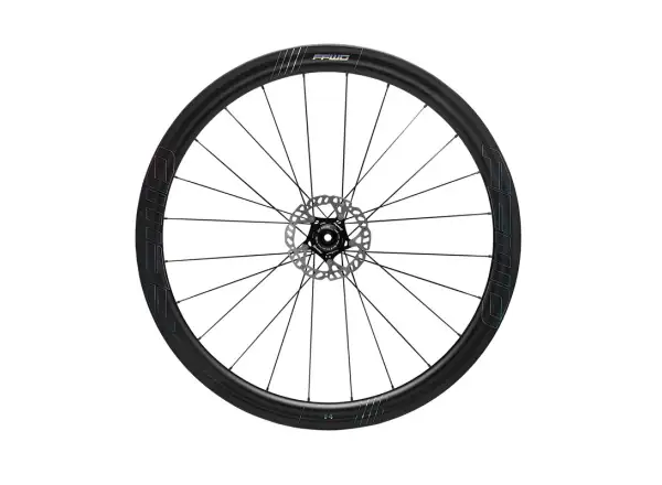 Cestné disky FFWD F4 Disc 45 mm, pneumatika DT Swiss 350 Silver Oil, Shimano walnut