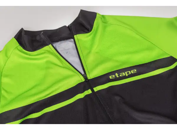 Etape DREAM pánsky dres krátky rukáv čierna/zelená